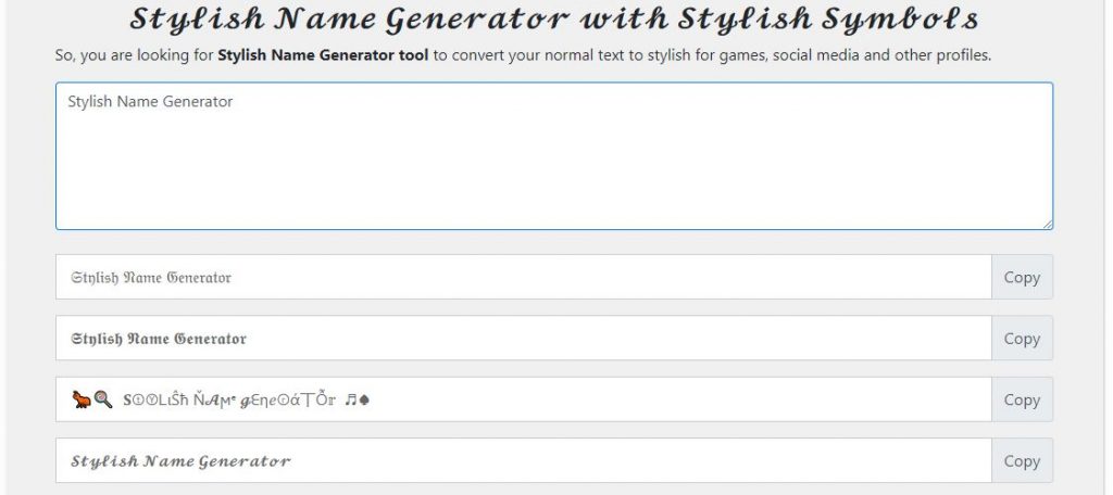 Stylish-Name-Generator-Tool