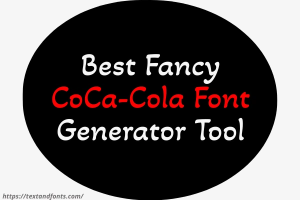 coca cola font text generator